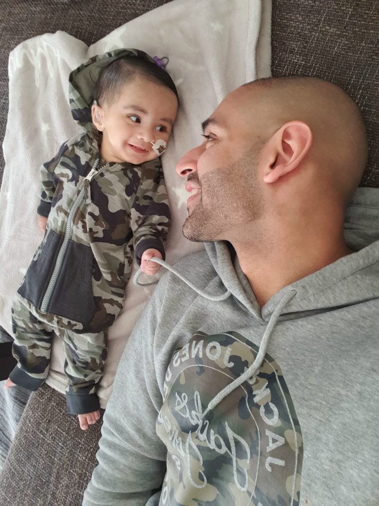 Dad Raj and Riaan